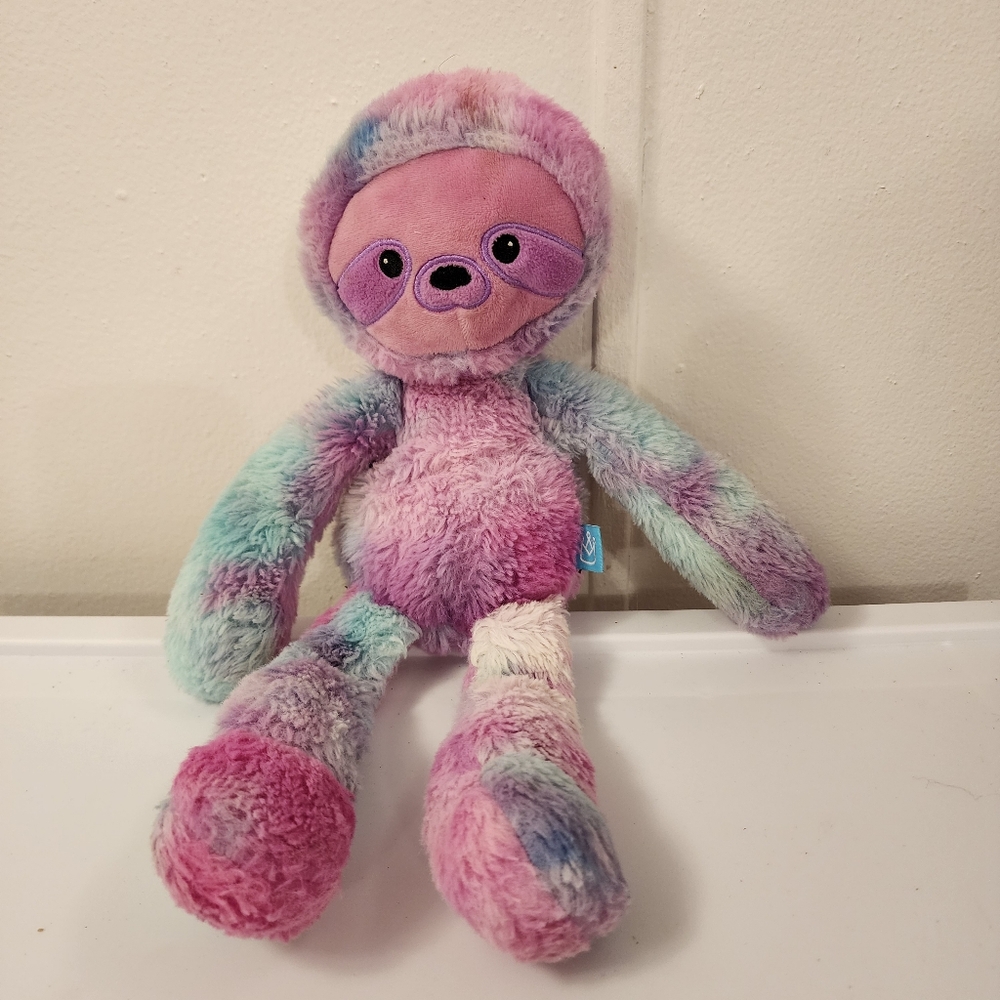 Manhattan Toy Sorbets Grape 15 inch Sloth Stuffed Animal